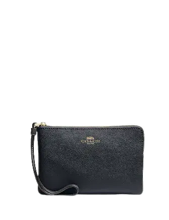 Coach Corner Zip Wristlet