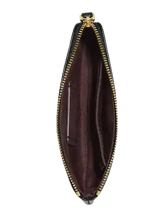 Coach Disney X Coach Corner Zip Wristlet With Evil Queen Motif