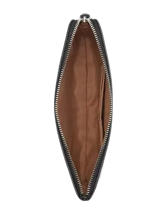Coach Large Corner Zip Wristlet In Signature Canvas