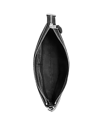 Coach Large Wristlet With Studded Coach Script
