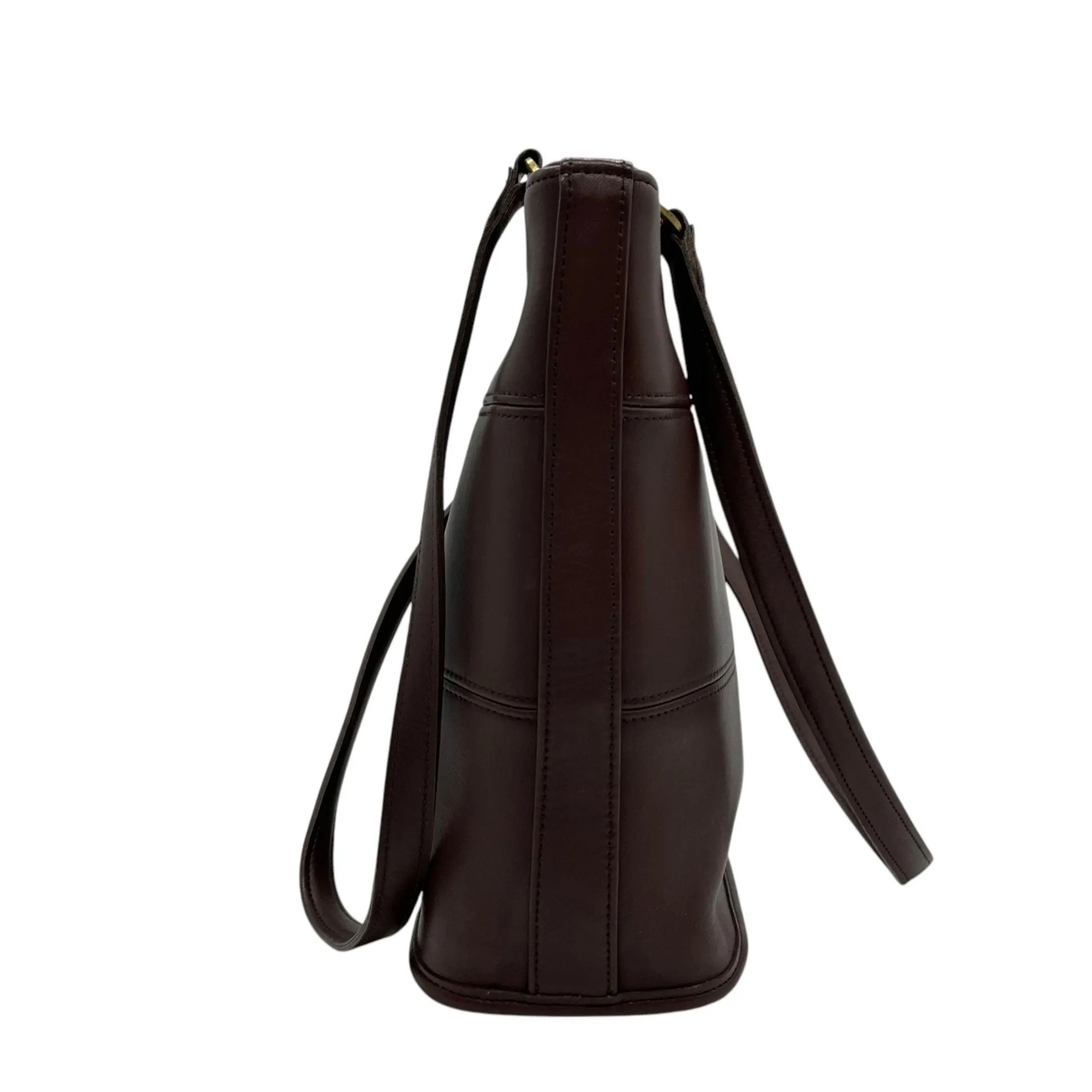 Coach Leather Handbag Tote Bag (Pre-Owned)