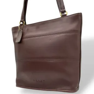Coach Leather Handbag Tote Bag (Pre-Owned)