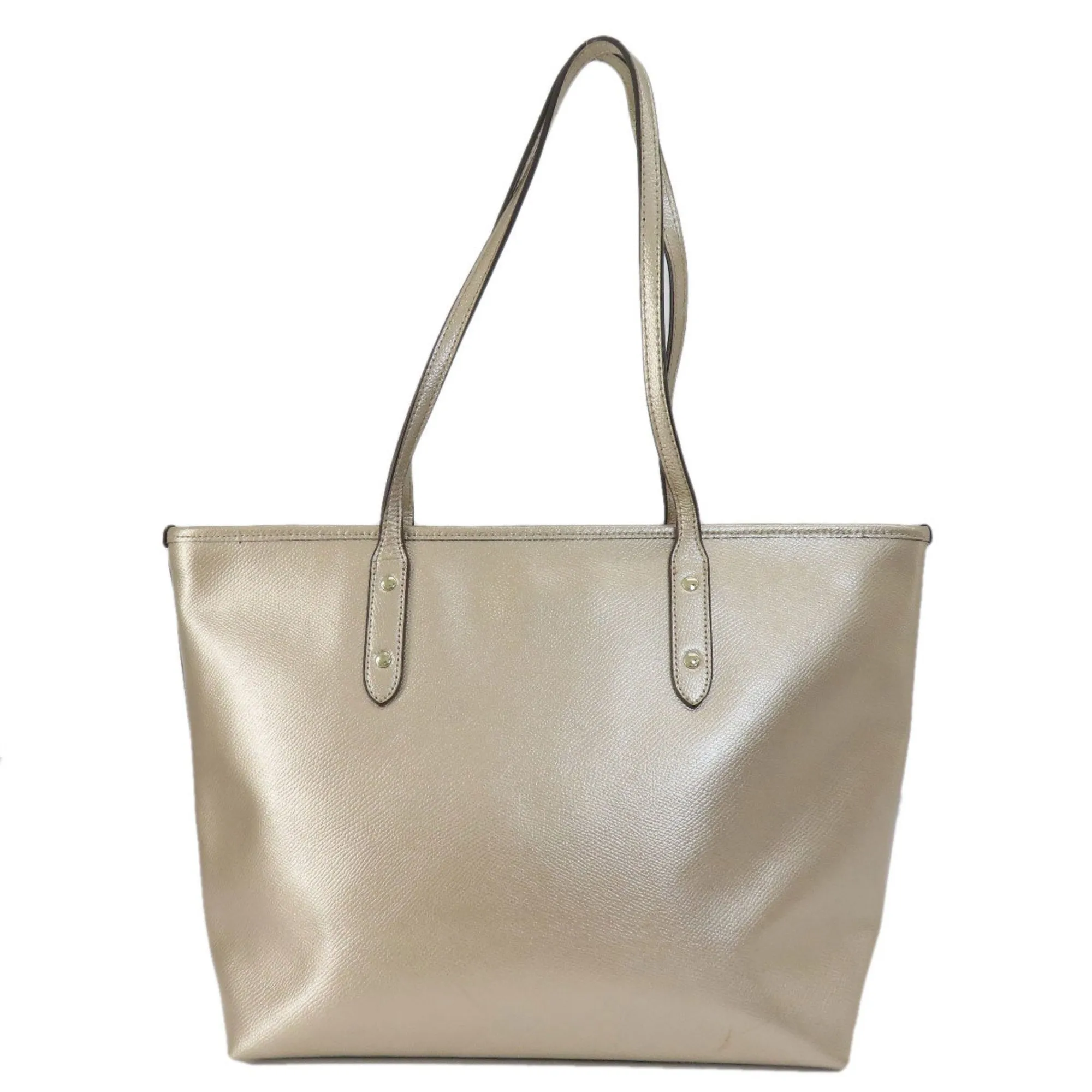 Coach  Leather Tote Bag (Pre-Owned)