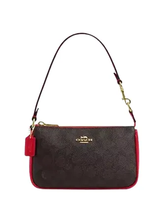 Coach Nolita 19 In Colorblock Signature Canvas