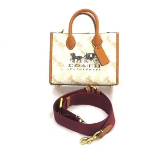 Coach  Pvc Handbag Shoulder Bag Tote Bag (Pre-Owned)