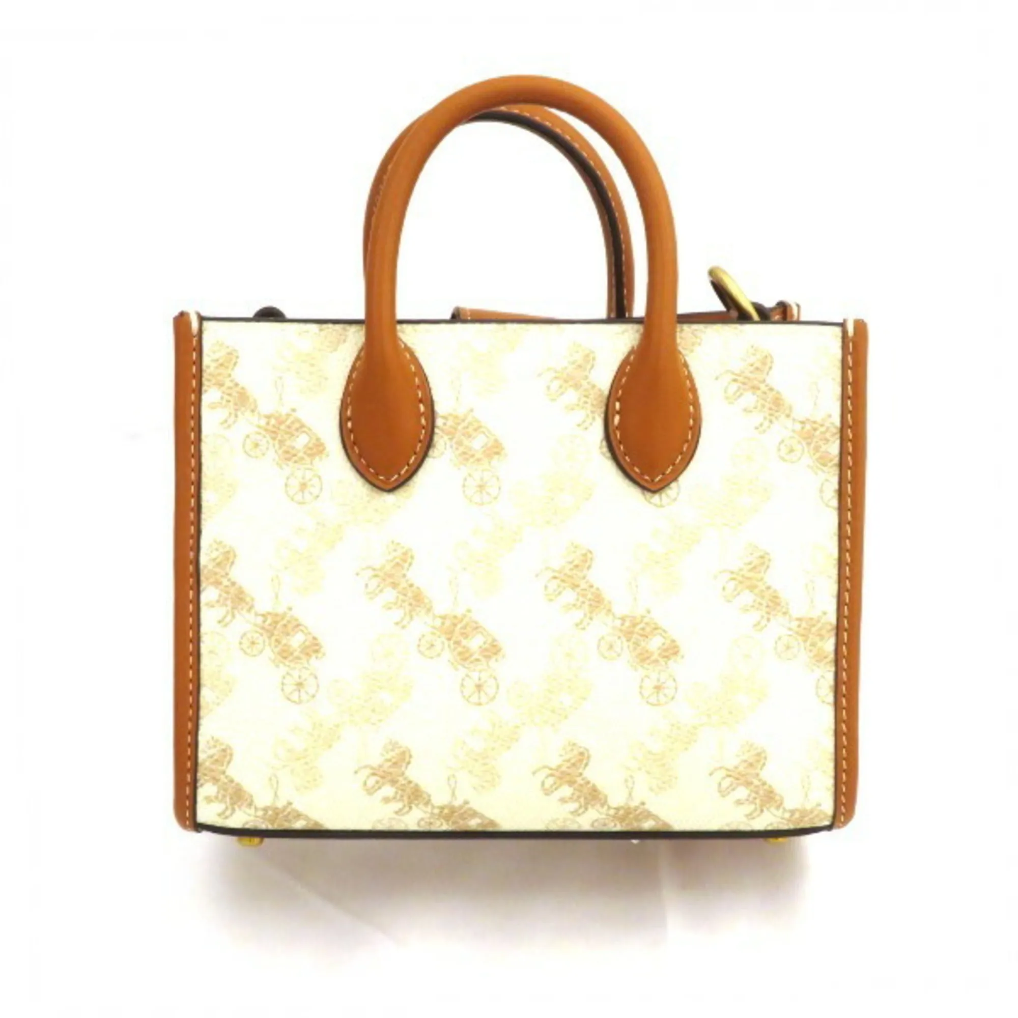 Coach  Pvc Handbag Shoulder Bag Tote Bag (Pre-Owned)