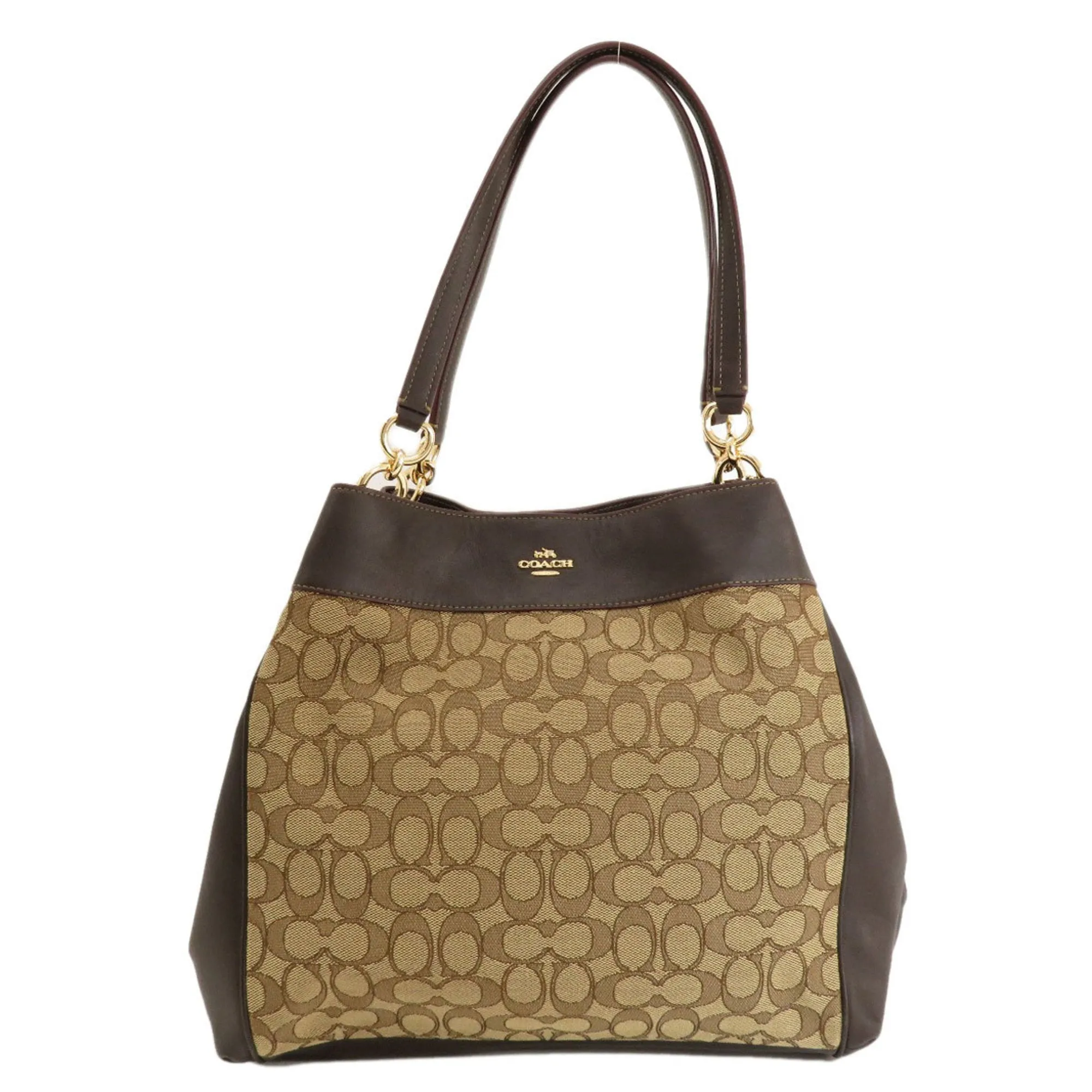 Coach Signature  Signature Line Tote Bag (Pre-Owned)