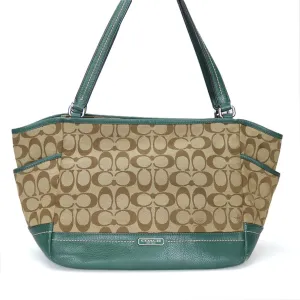 Coach Signature  Signature Line Tote Bag (Pre-Owned)