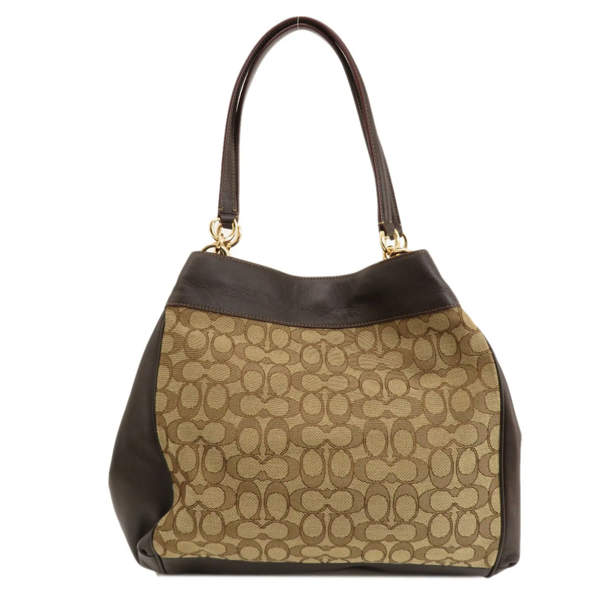 Coach Signature  Signature Line Tote Bag (Pre-Owned)