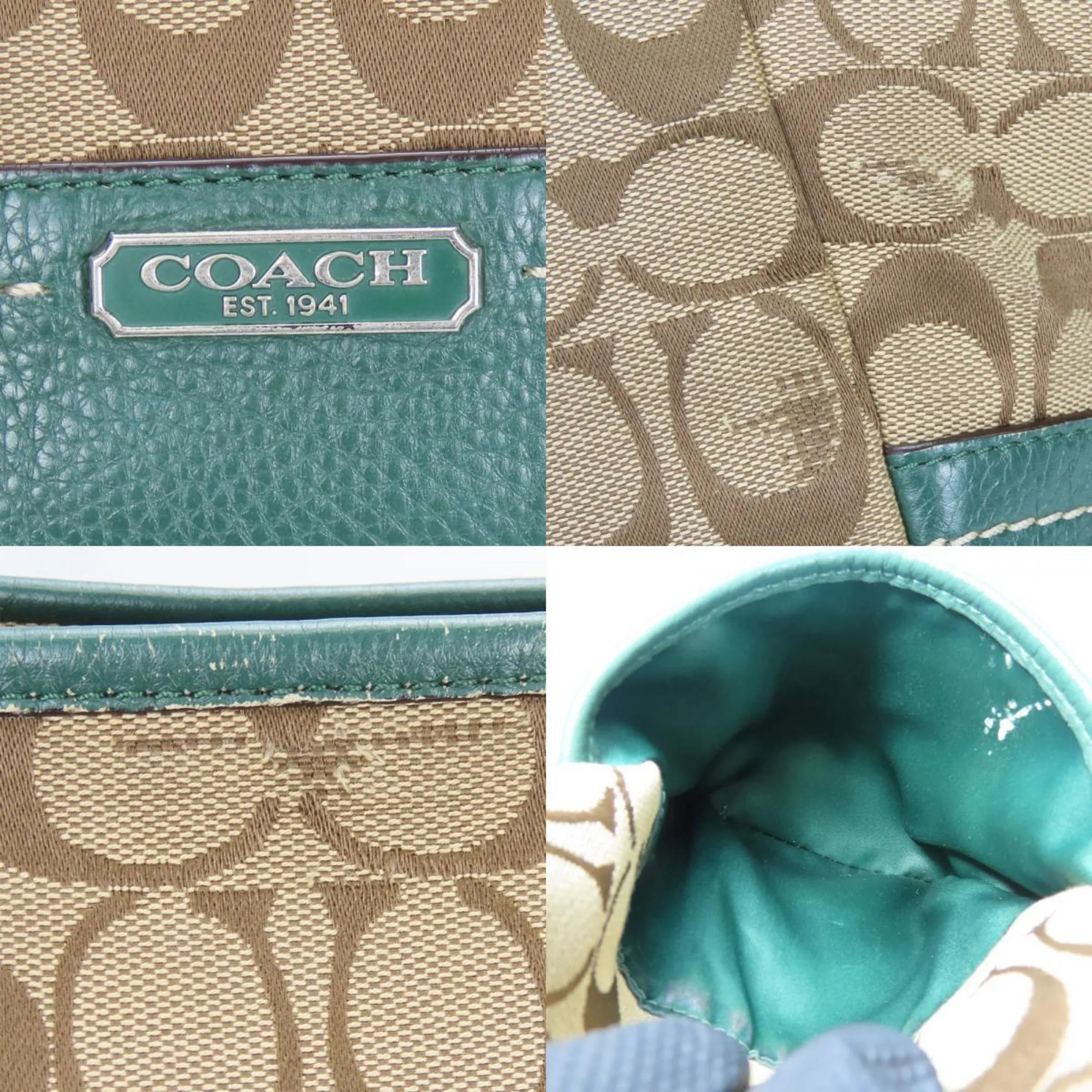 Coach Signature  Signature Line Tote Bag (Pre-Owned)