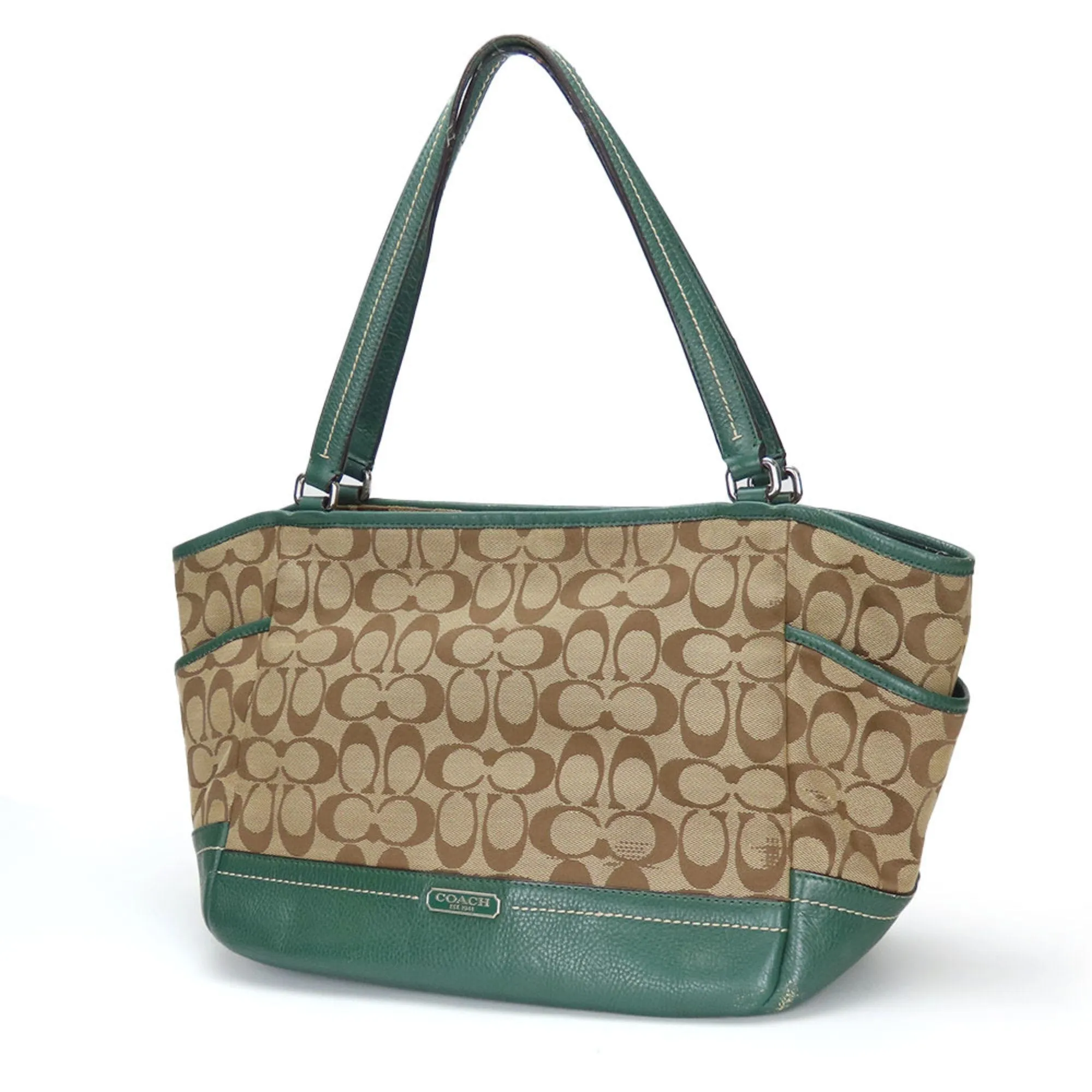 Coach Signature  Signature Line Tote Bag (Pre-Owned)