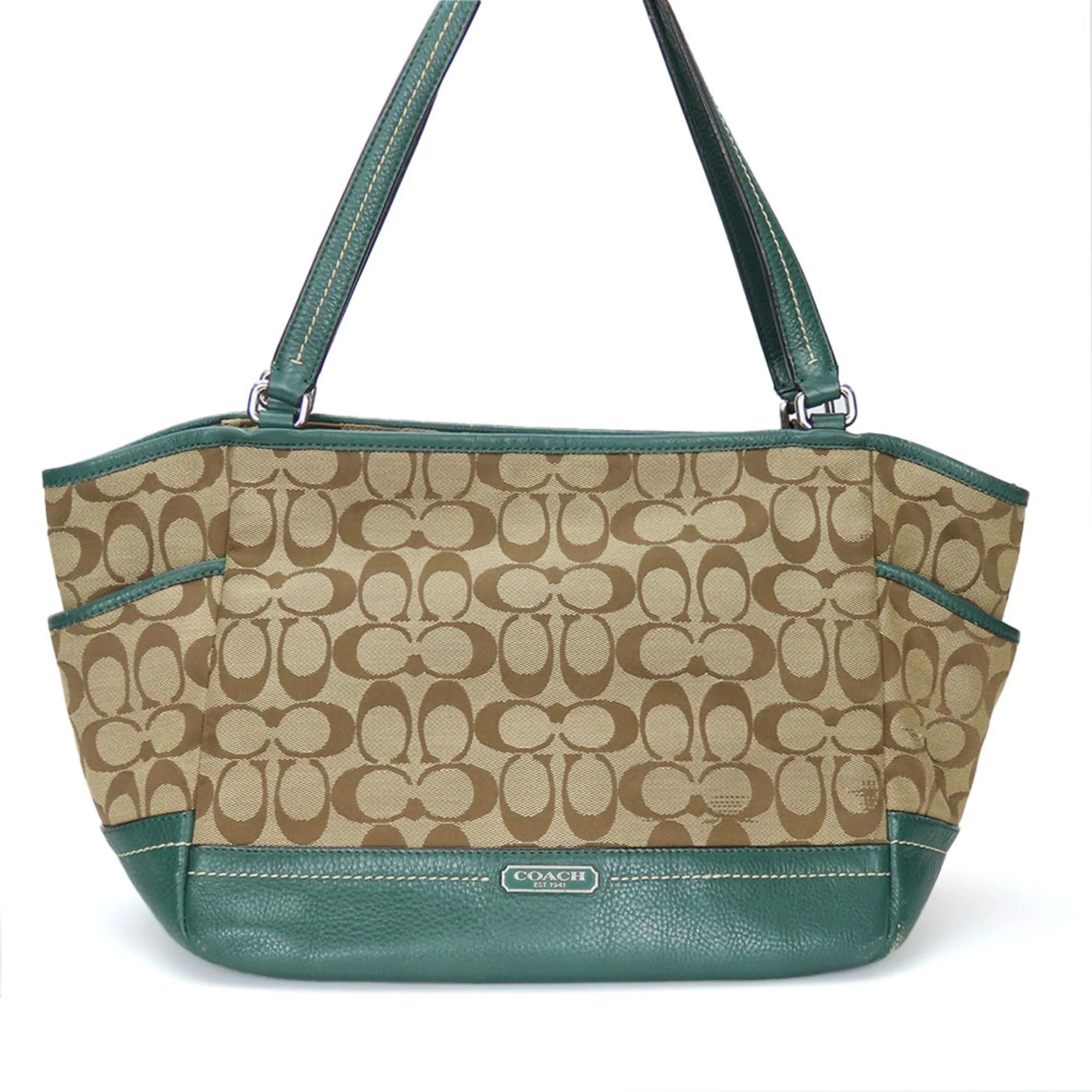Coach Signature  Signature Line Tote Bag (Pre-Owned)