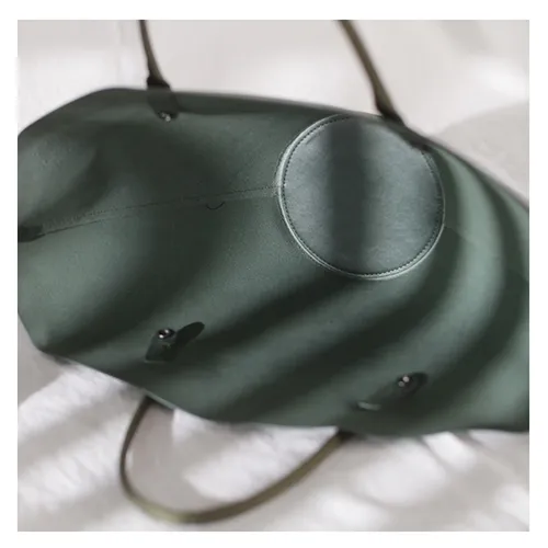 COOL Fashion Womens Leather Tote Handbag Green Womens Unique Shopper Bag Purse for Ladies
