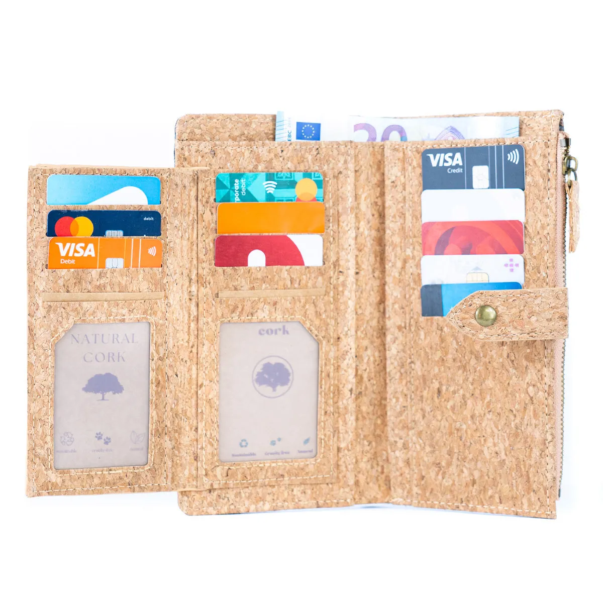 Cork Women's Wallets BAGD-233A-MIX-6??6units??