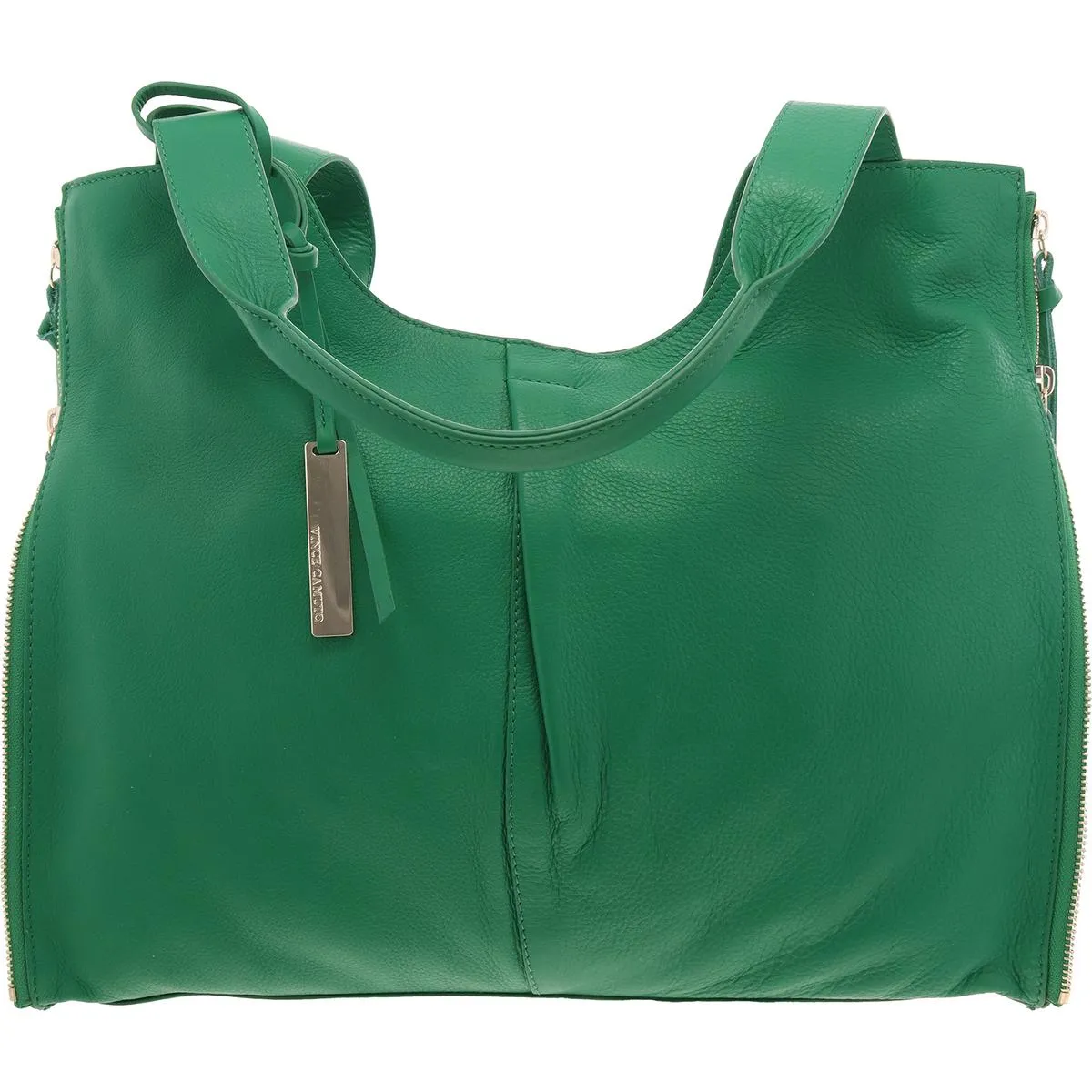 Corla Womens Pebbled Leather Tote Handbag