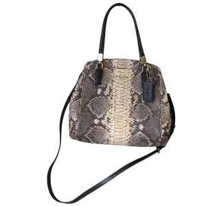 Crossbody Designer By Coach In Snakeskin Print, Size:Medium