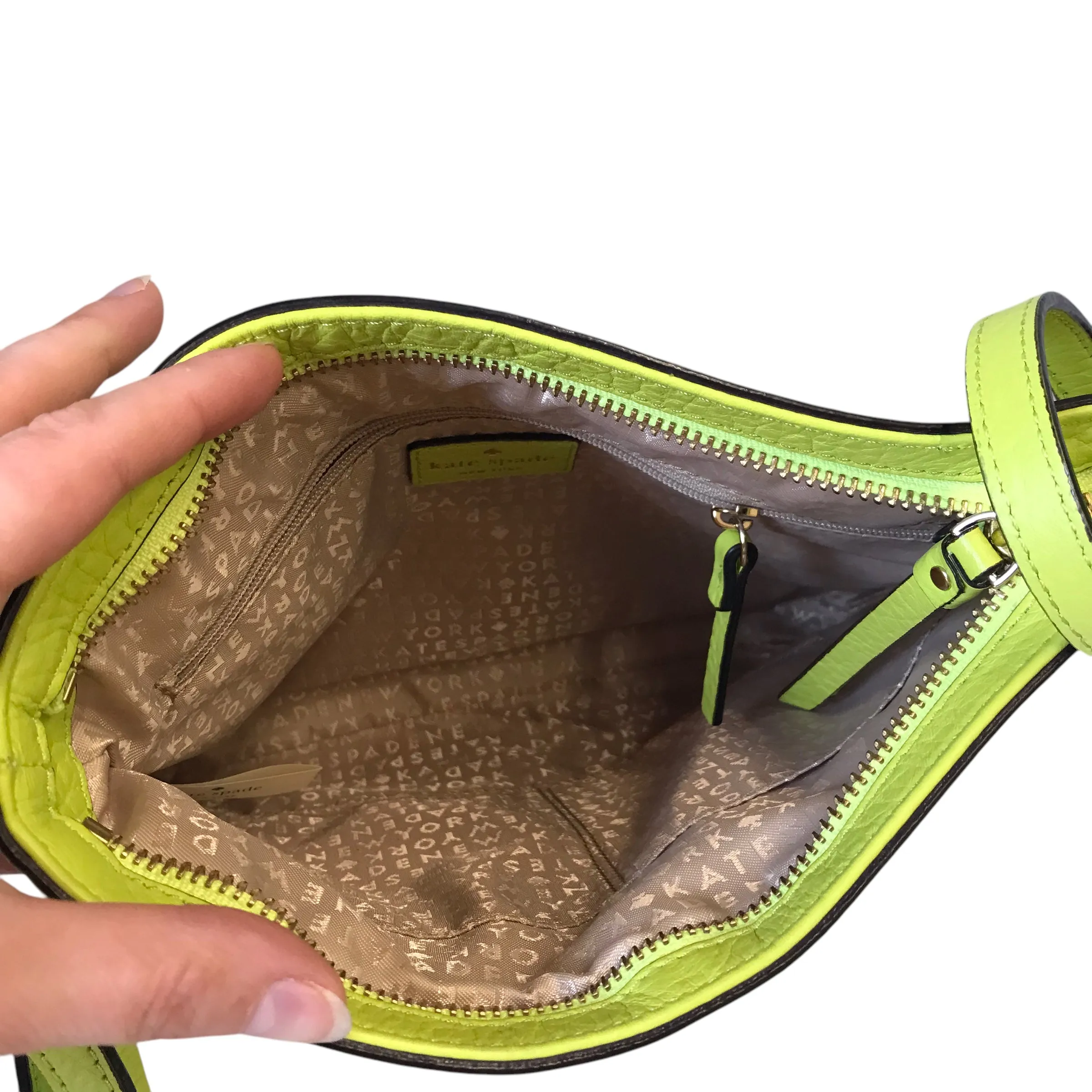 Crossbody Designer By Kate Spade In Green, Size:Medium