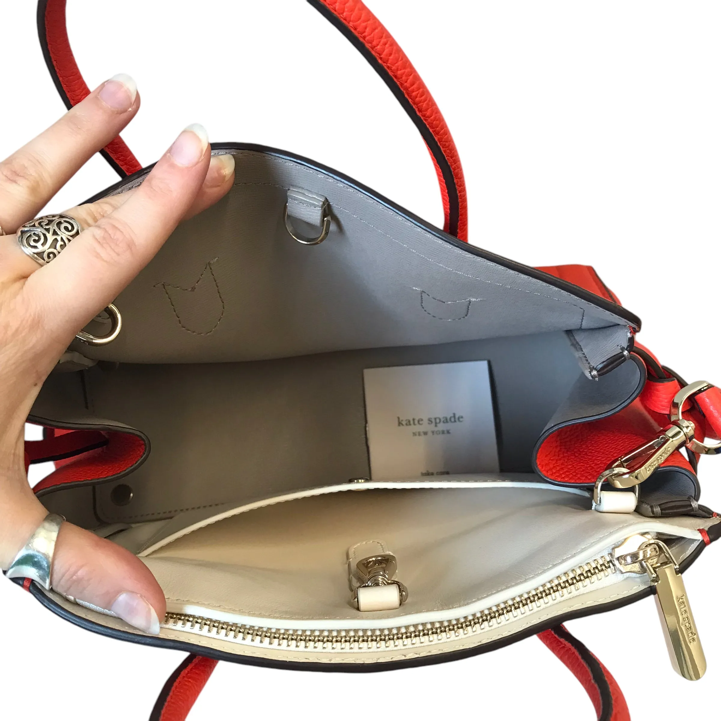 Crossbody Designer By Kate Spade In Orange, Size:Medium
