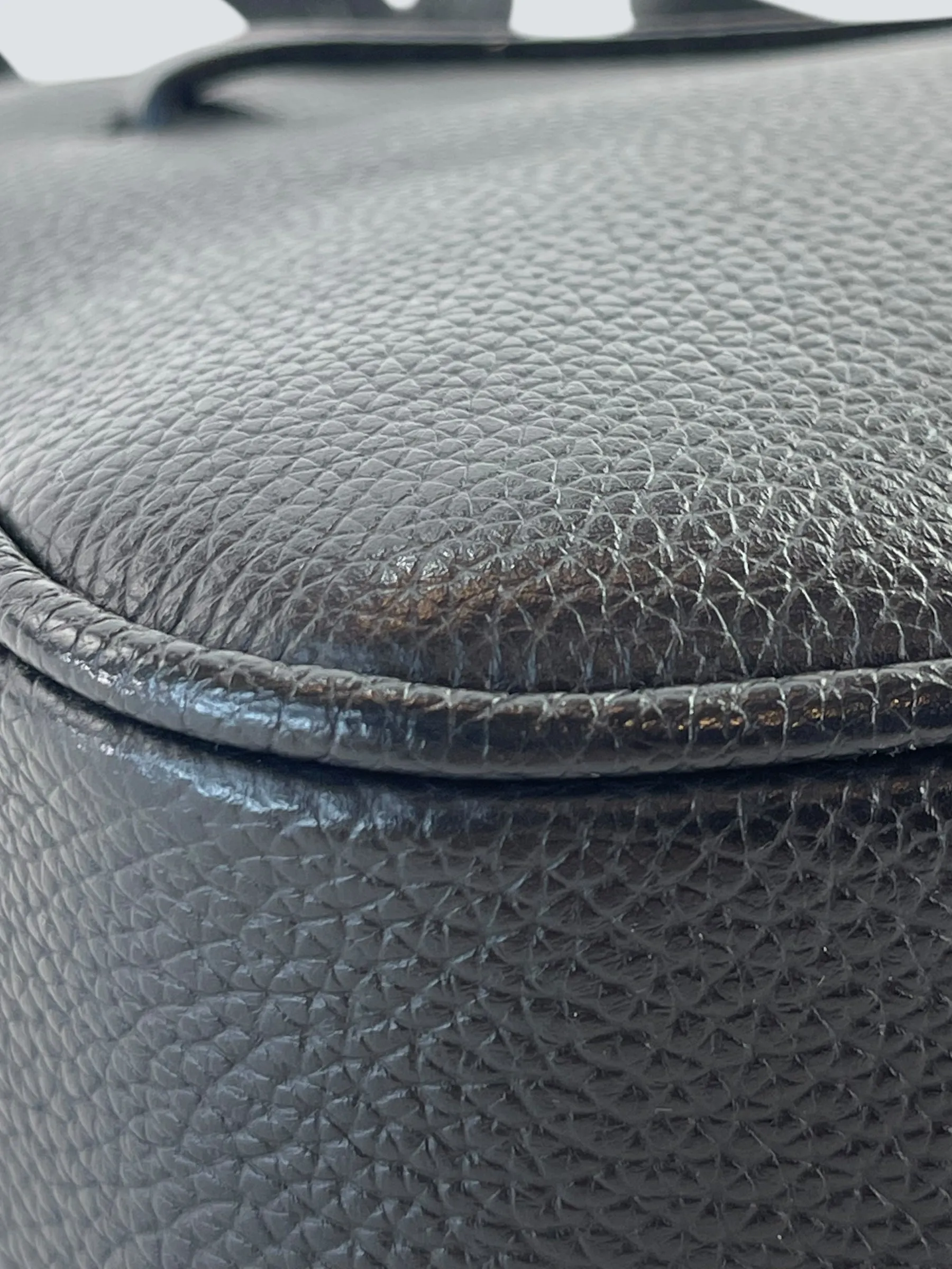 Demellier Black Leather "New York"Small Crossbody