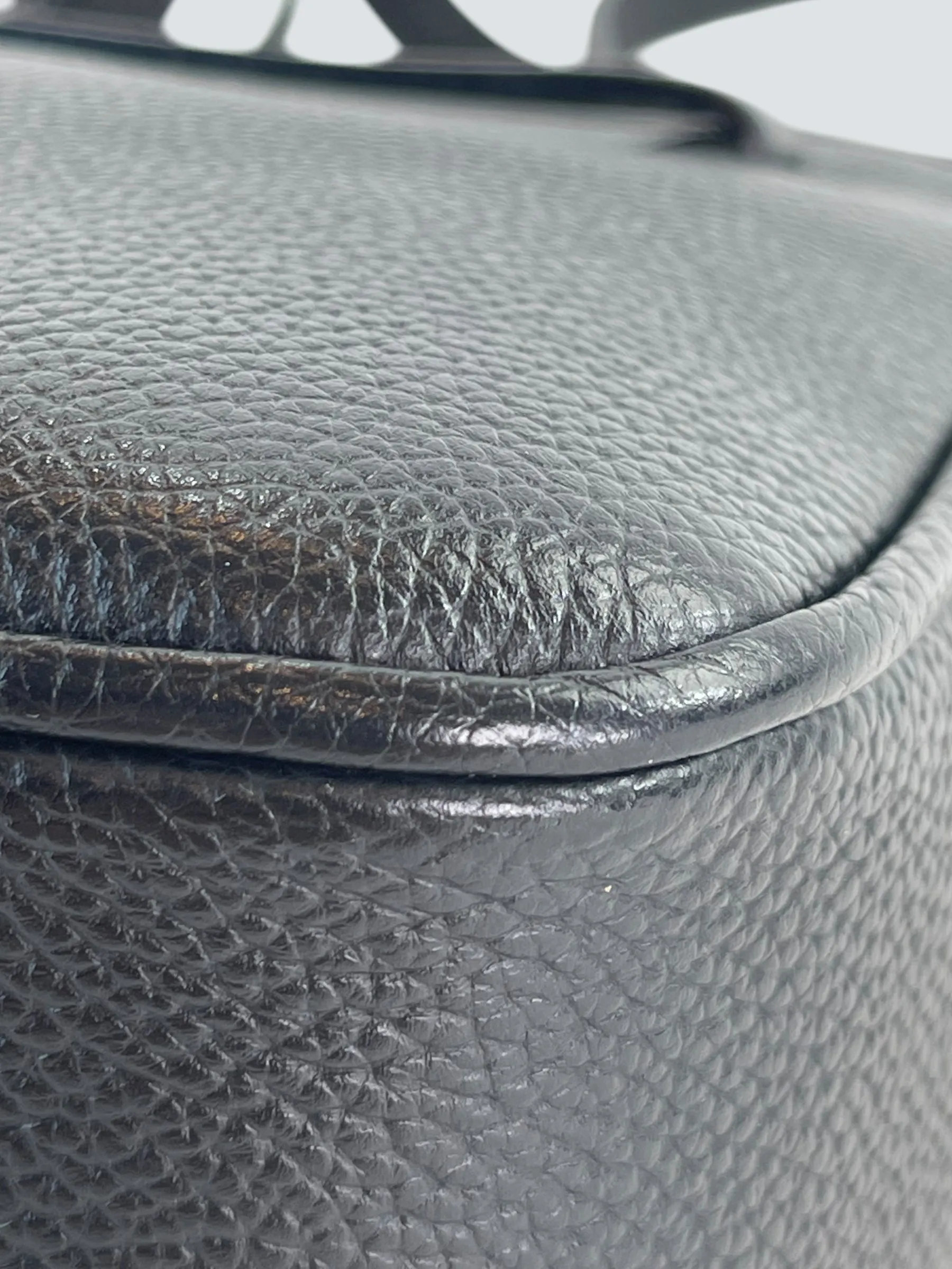 Demellier Black Leather "New York"Small Crossbody