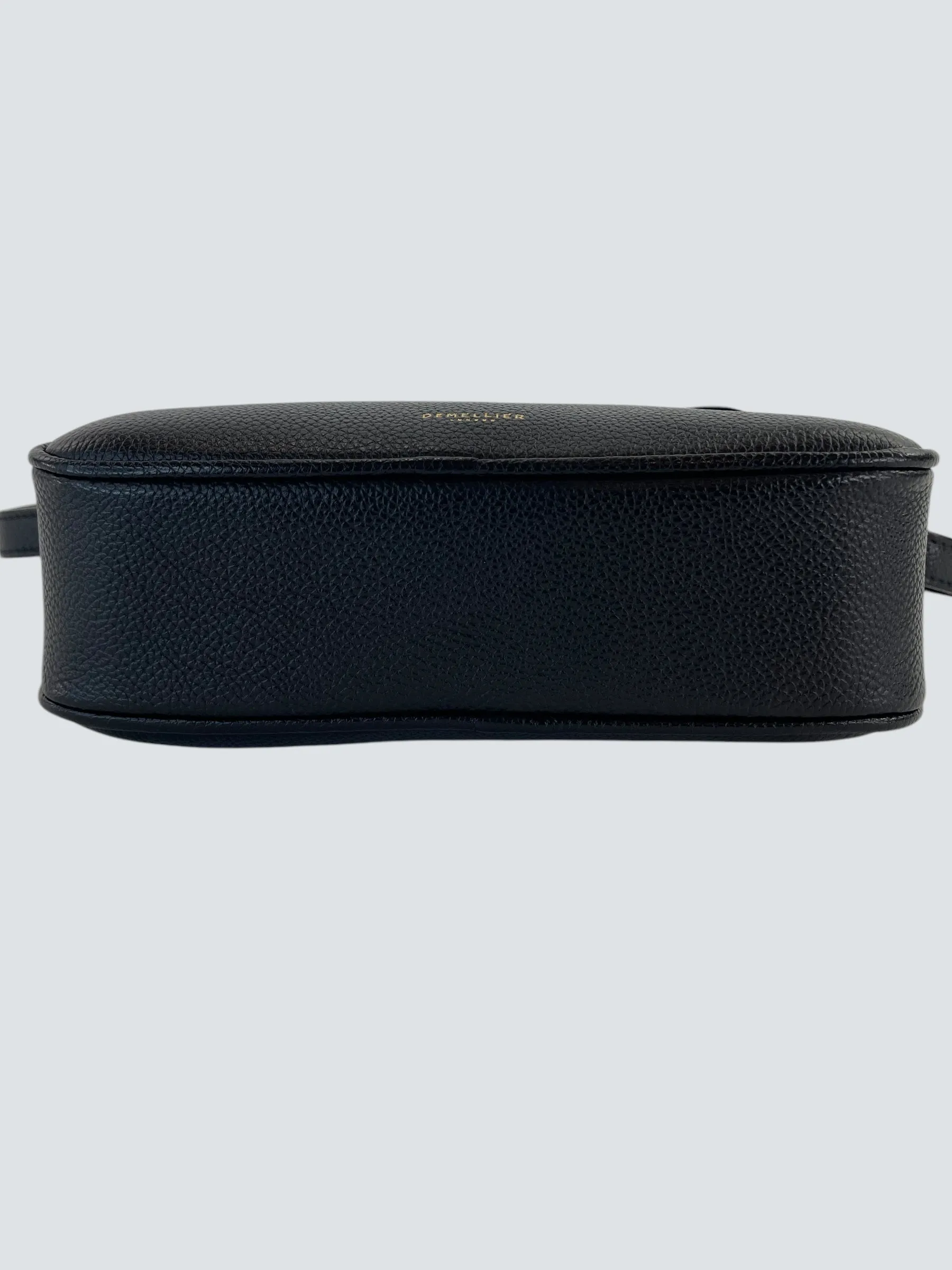 Demellier Black Leather "New York"Small Crossbody
