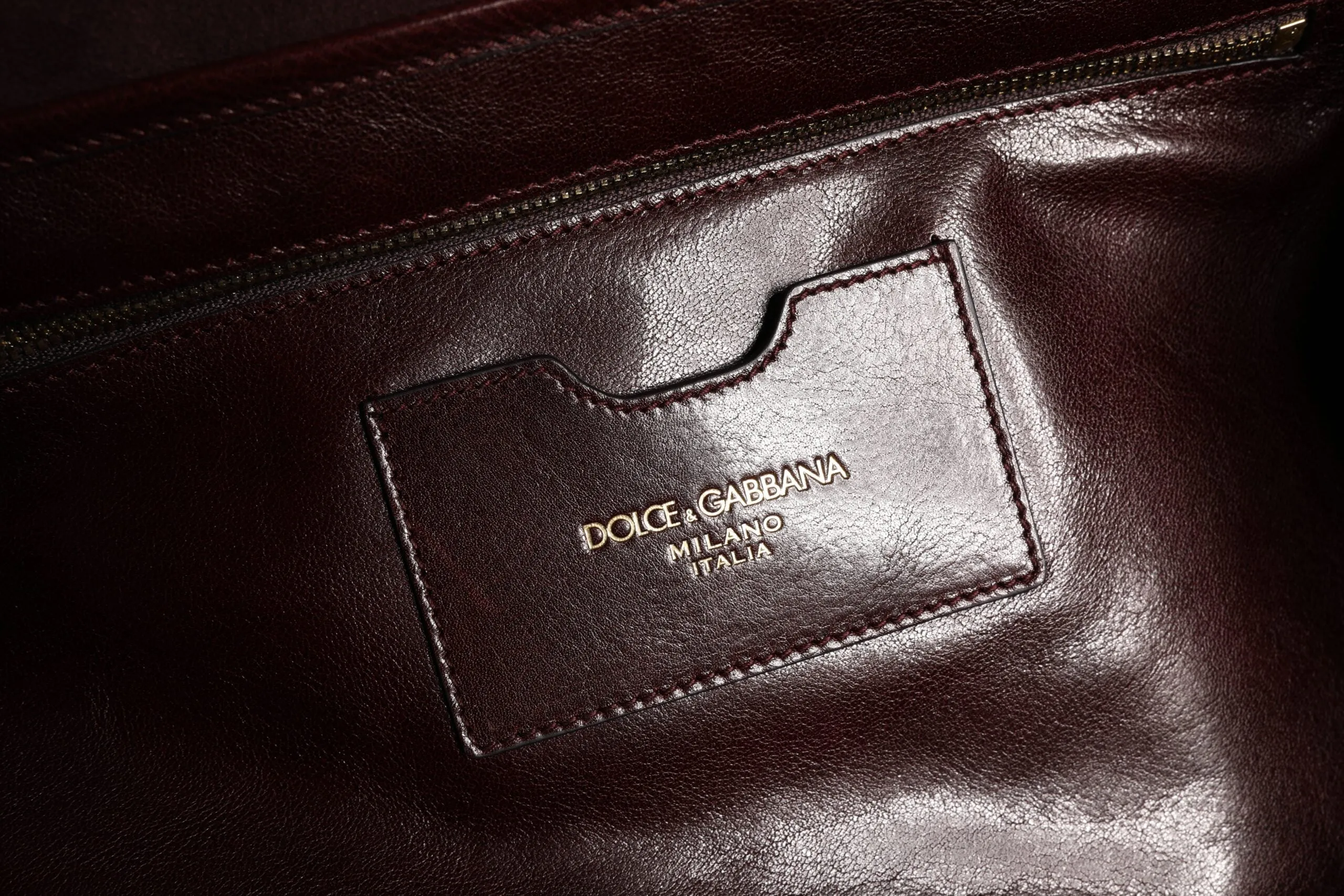 Dolce & Gabbana Brown Leopard Leather Shoulder Strap Tote Bag