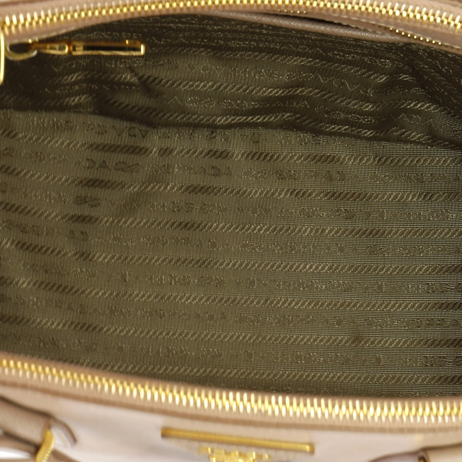 Double Zip Lux Tote Saffiano Leather Medium