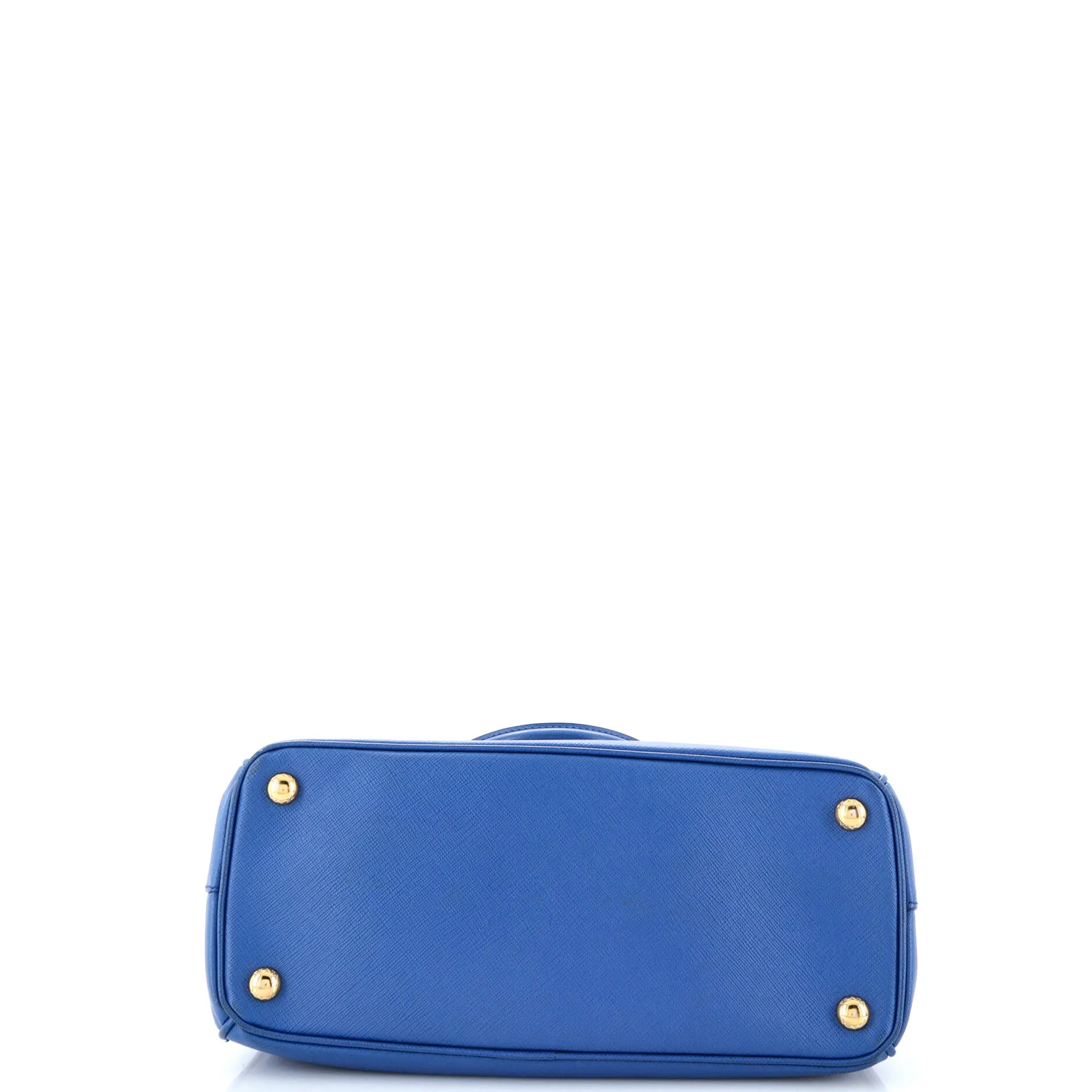 Double Zip Lux Tote Saffiano Leather Small