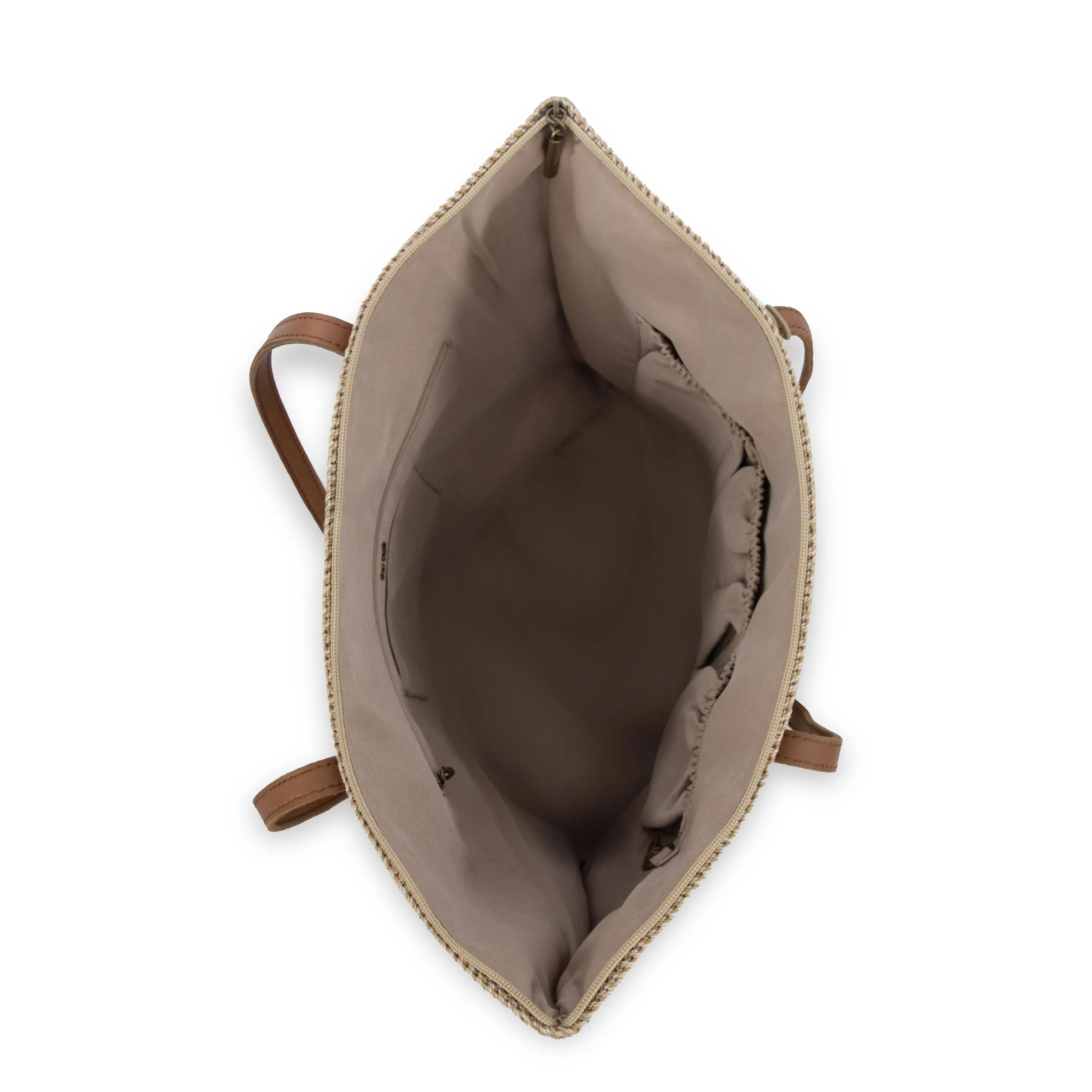 Faye Tote - Hand Crochet - Bamboo Static