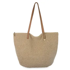 Faye Tote - Hand Crochet - Bamboo Static