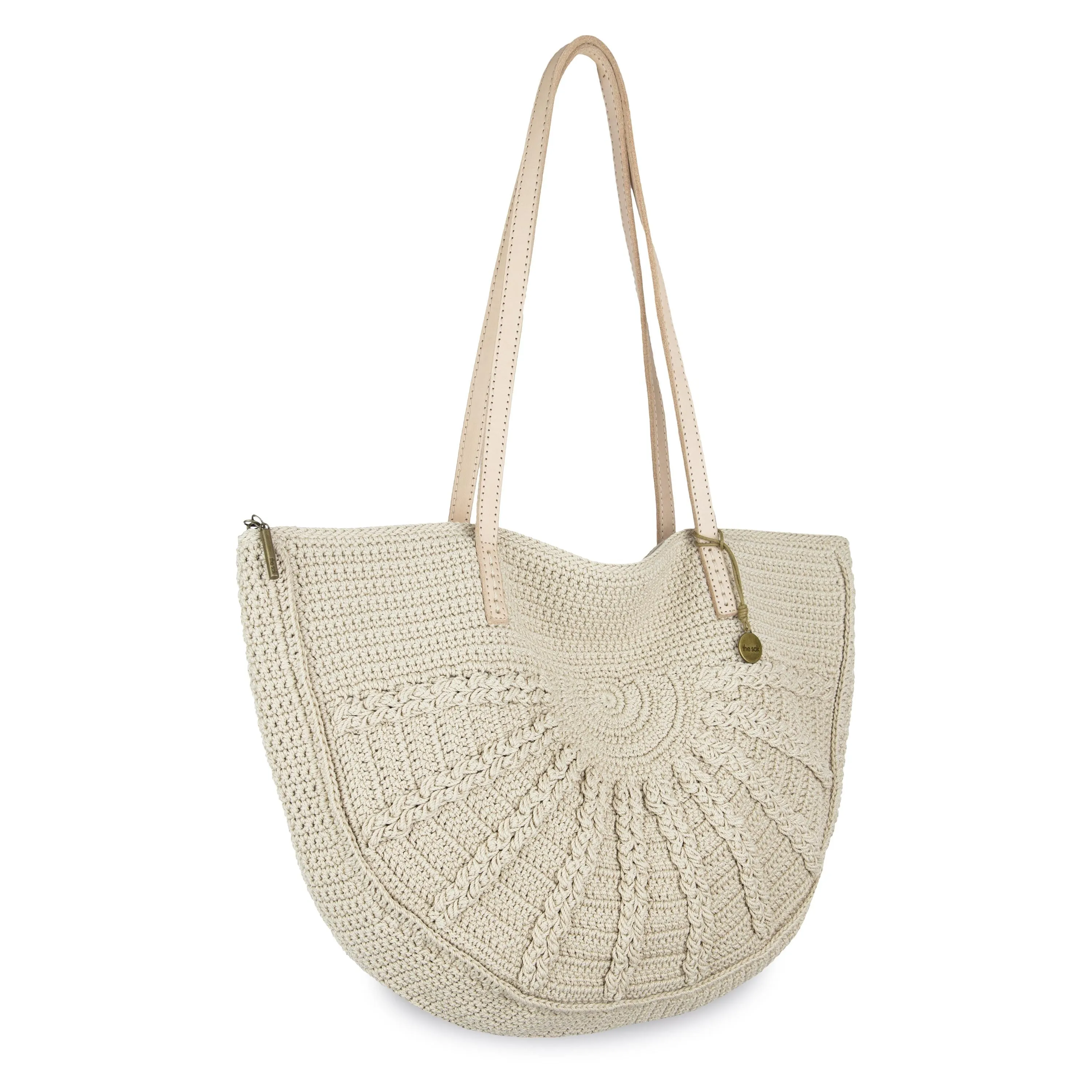 Faye Tote - Hand Crochet - Ecru Sunbeam
