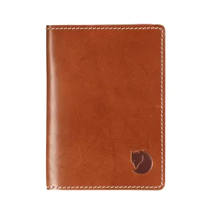 Fjallraven Leather Passport Cover Leather Cognac