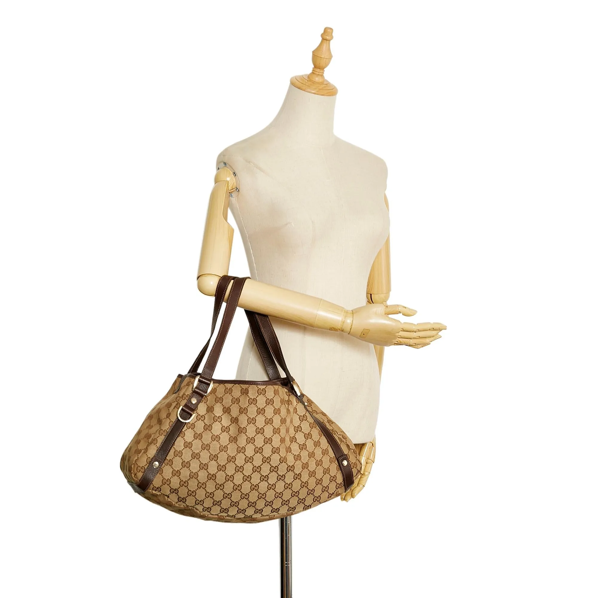 Gucci D-Ring Gg Canvas Pelham Shoulder Bag (SHG-ePG5aT)