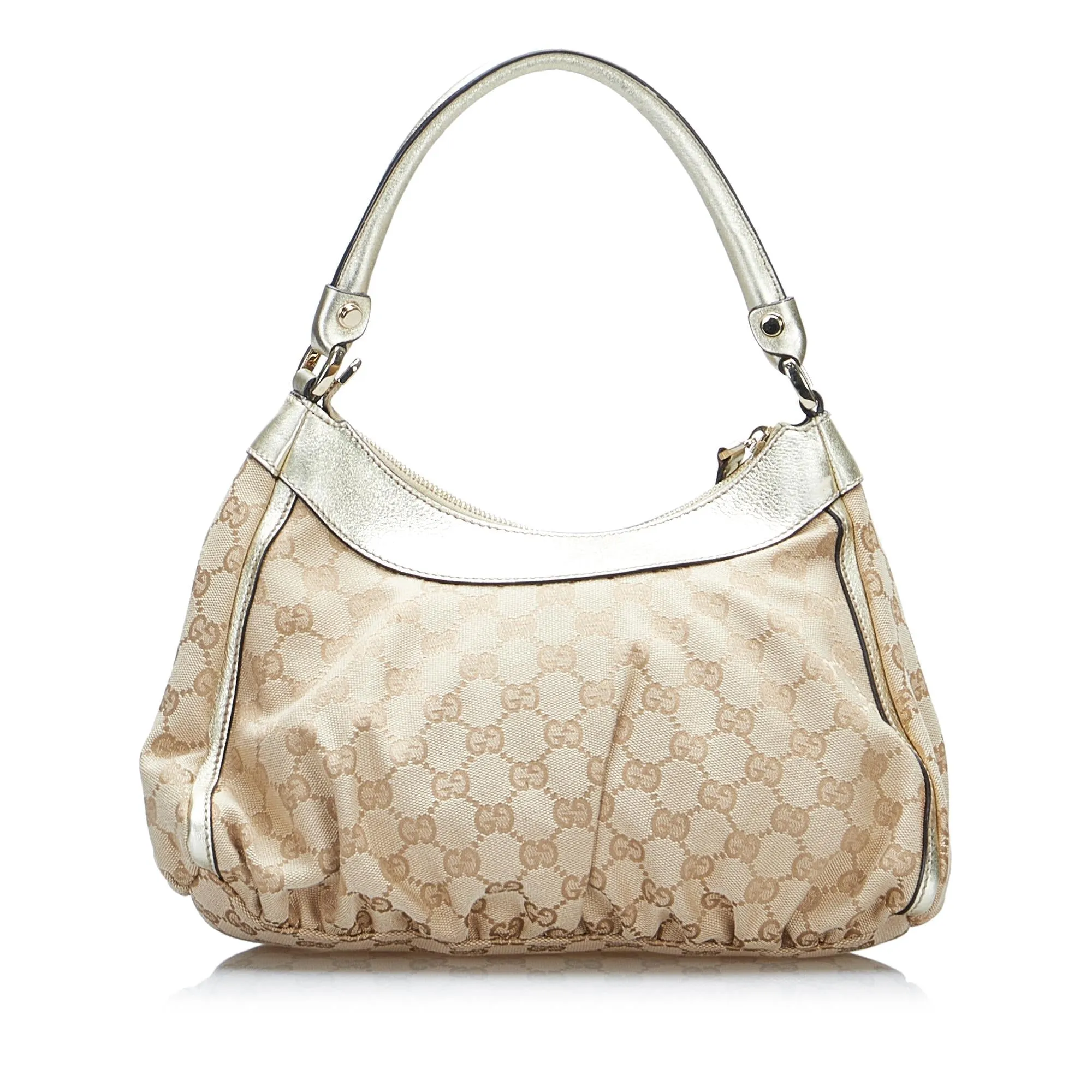 Gucci GG Canvas Abbey D Ring Shoulder Bag (SHG-MgwrDM)
