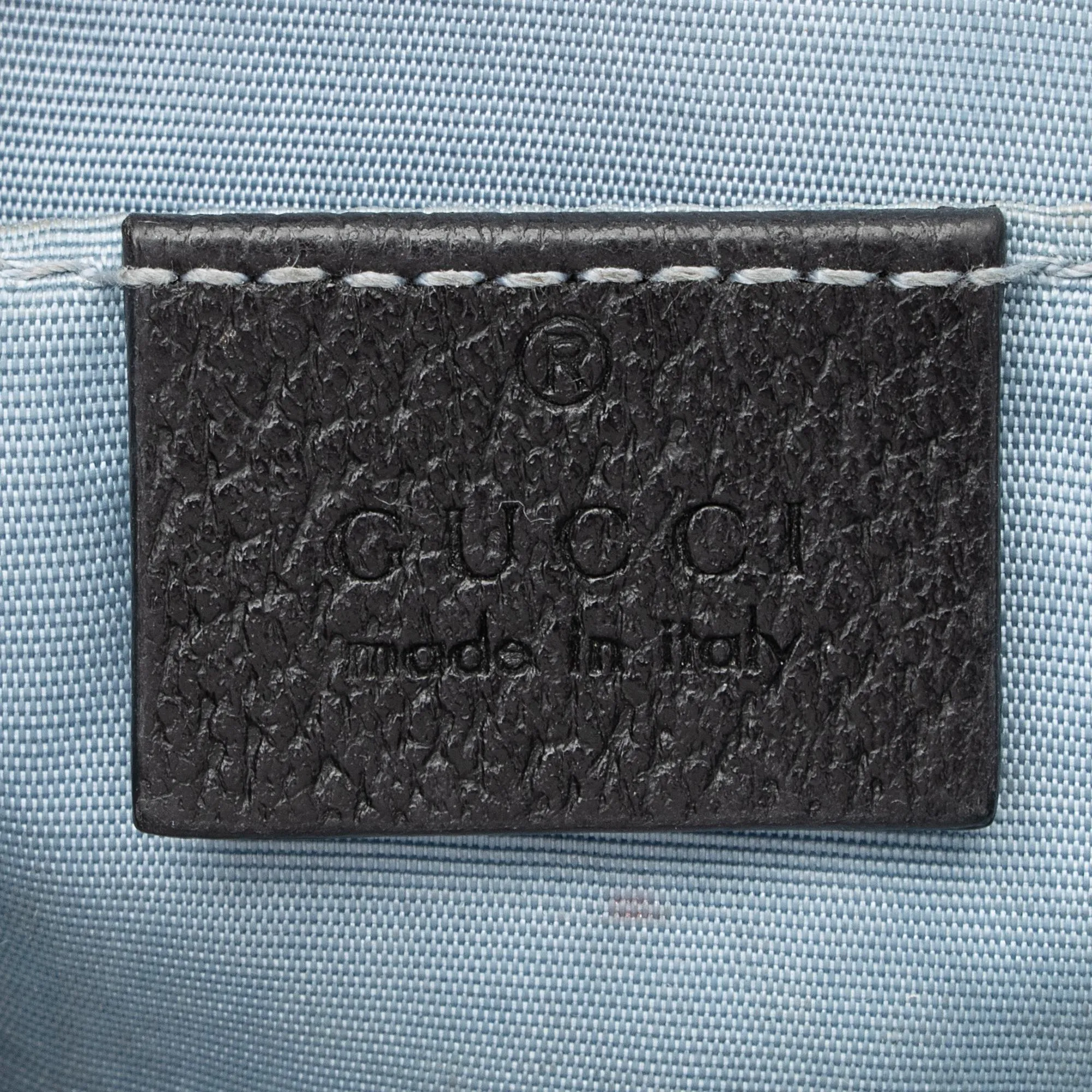 Gucci Leather Bee & Star Padlock Mini Shoulder Bag (SHF-23887)