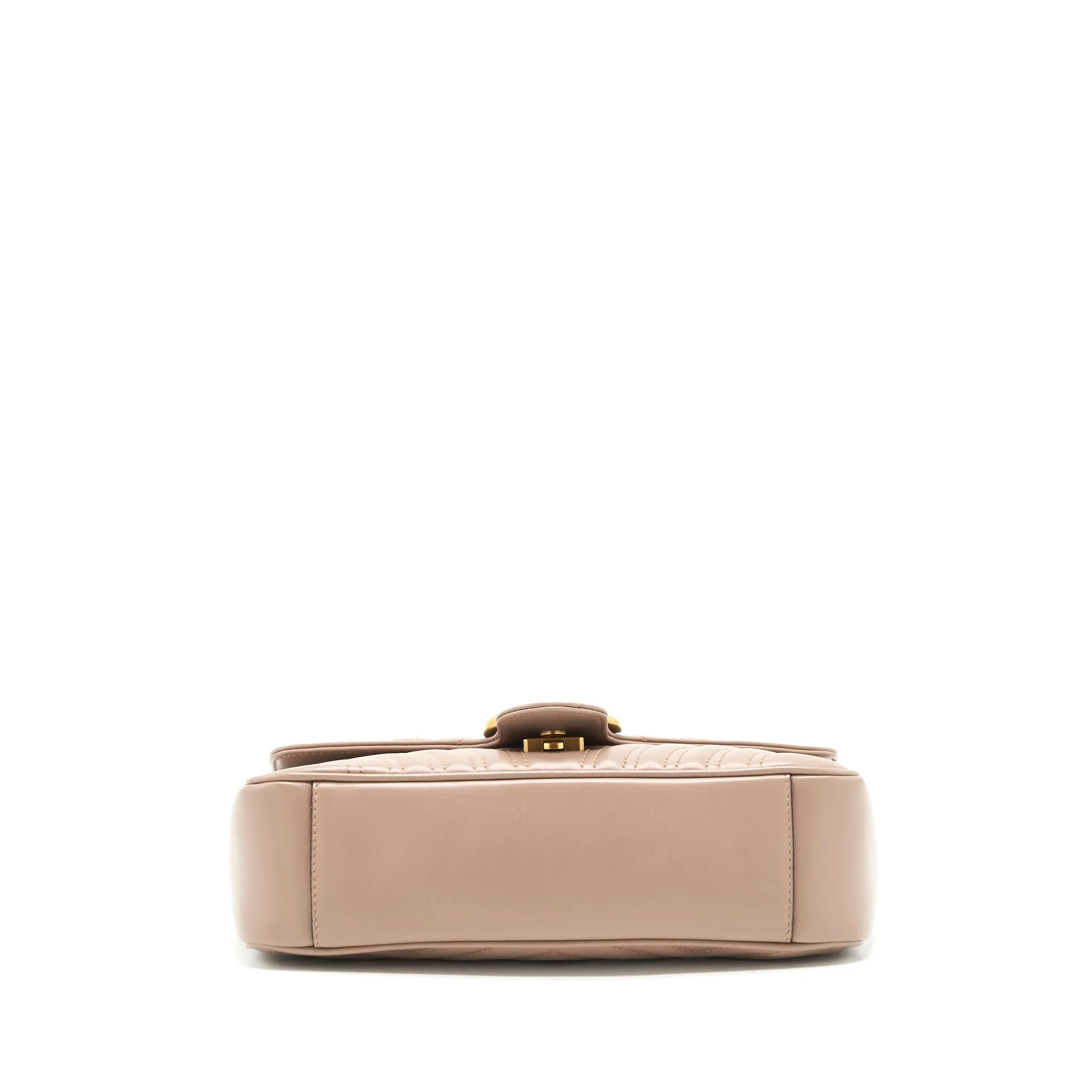 Gucci Marmont Small Dusty Pink matelass?? shoulder bag GHW