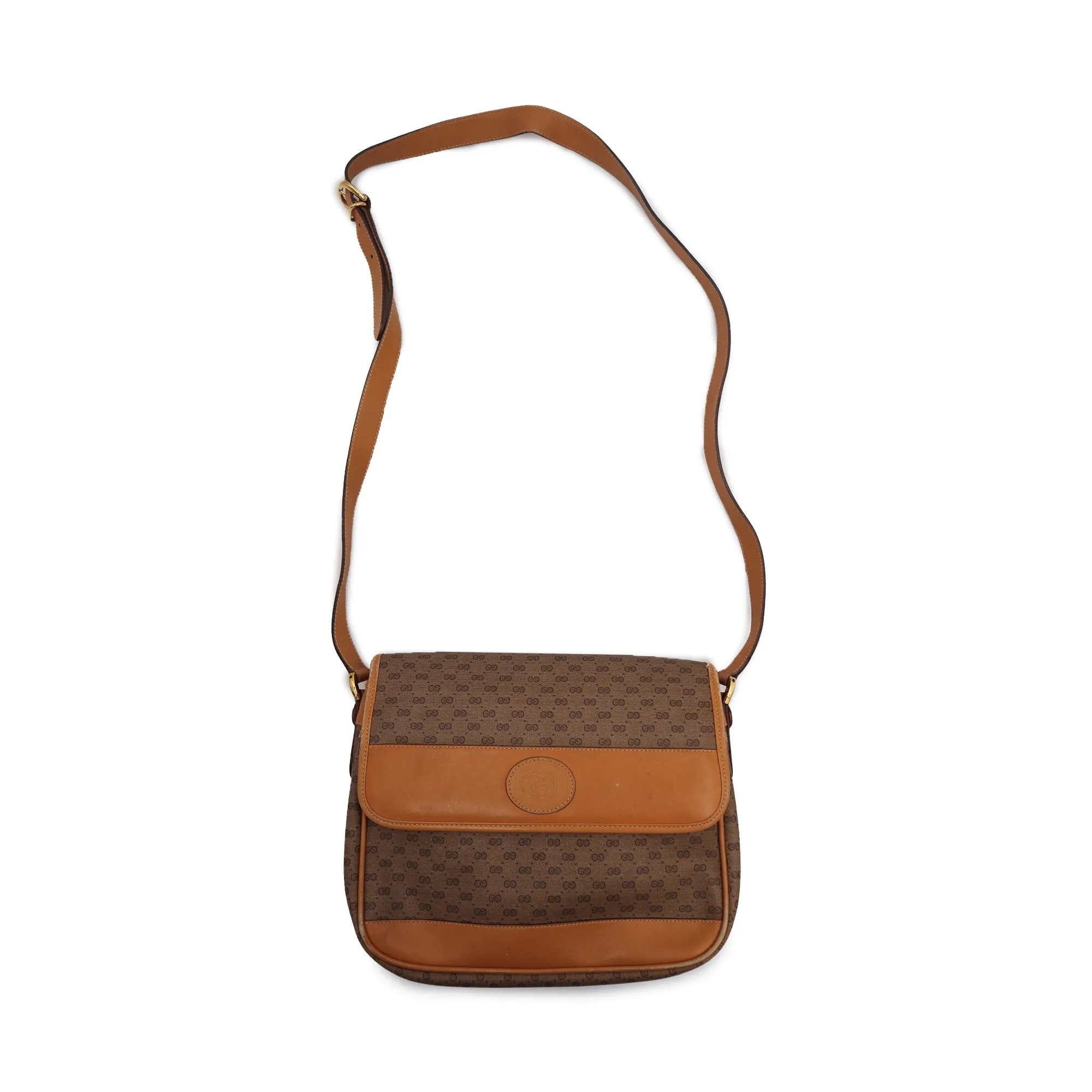 Gucci Microguccissima Canvas Shoulder Bag