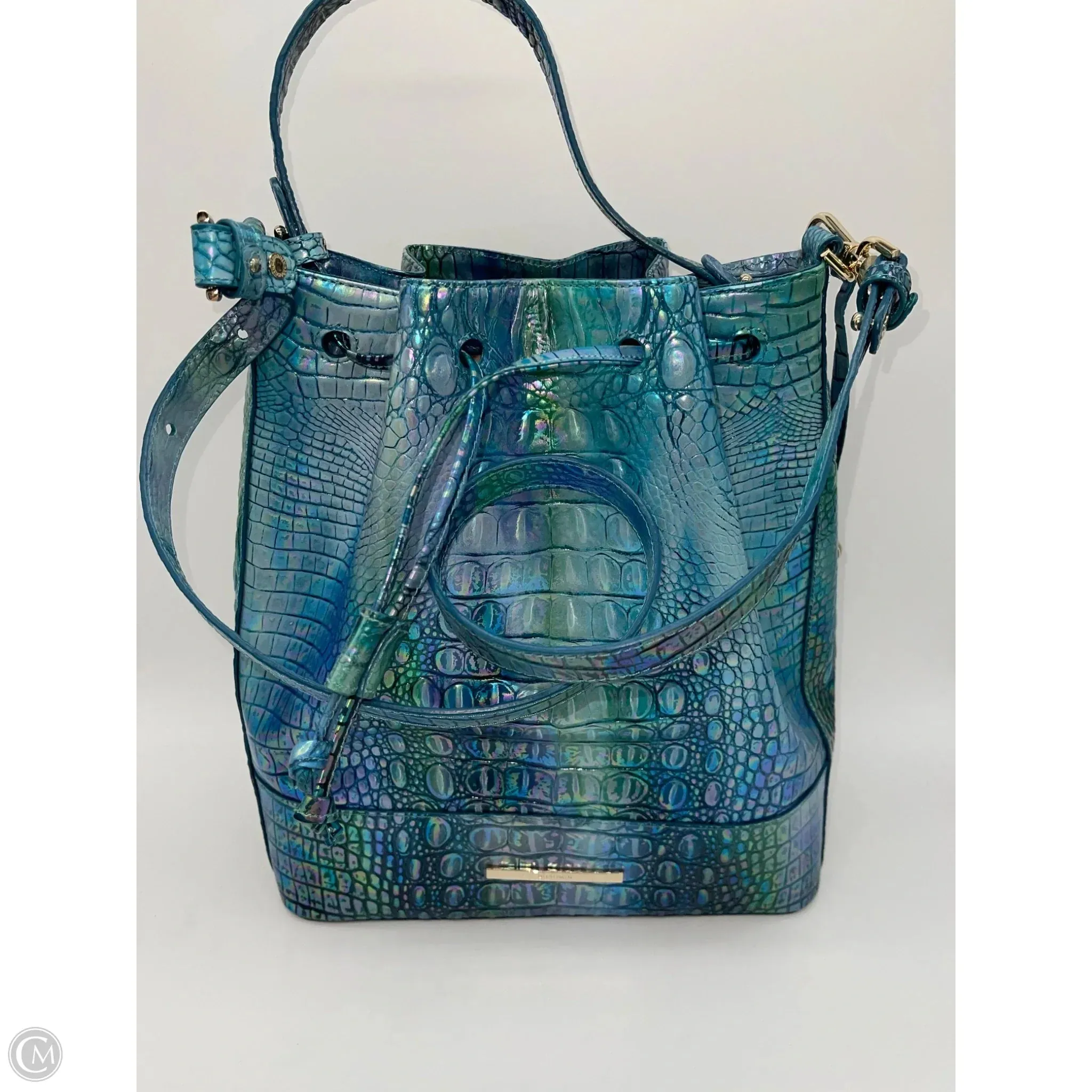 Handbag Designer By Brahmin, Size: Large