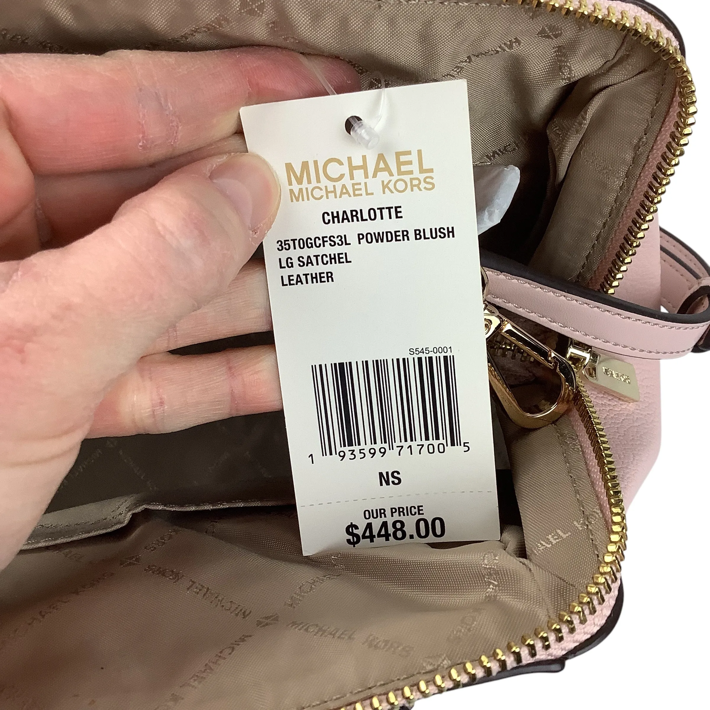 Handbag Designer By Michael Kors, Size: Medium