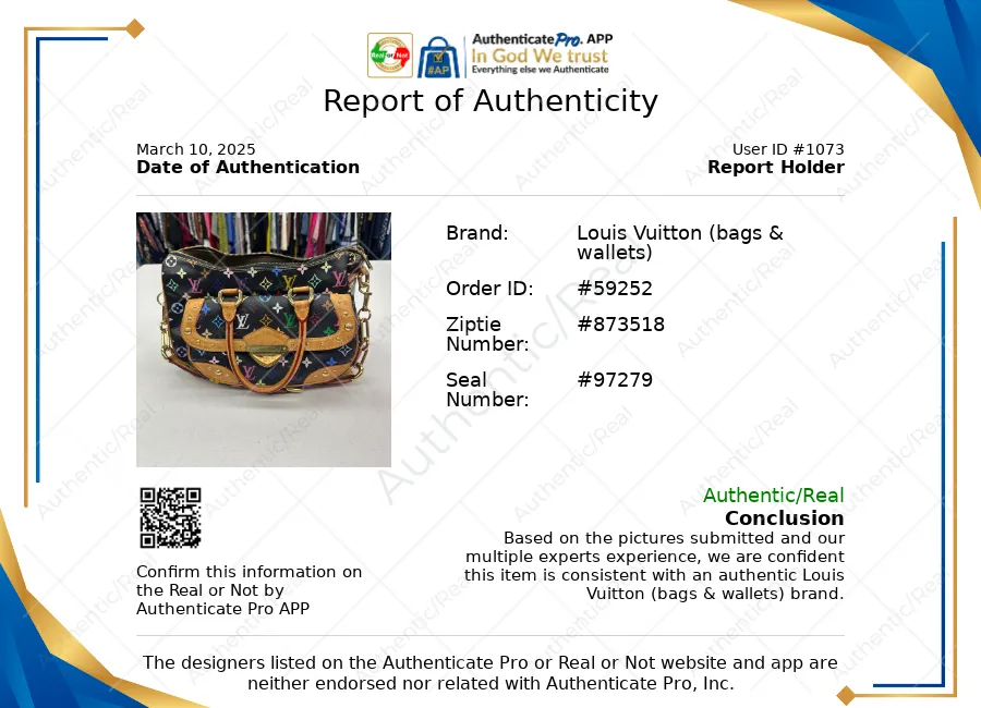 Handbag Luxury Designer By Louis Vuitton In Multi, Size:Medium