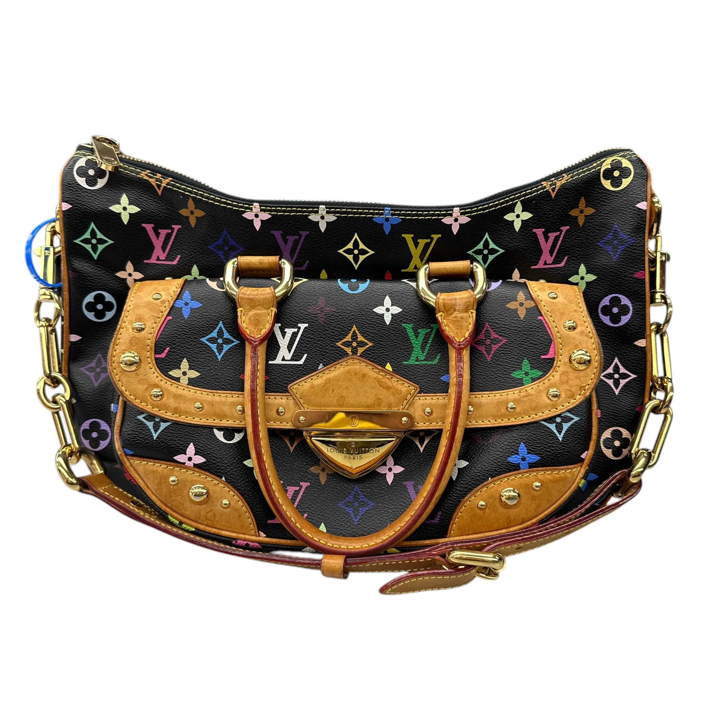 Handbag Luxury Designer By Louis Vuitton In Multi, Size:Medium