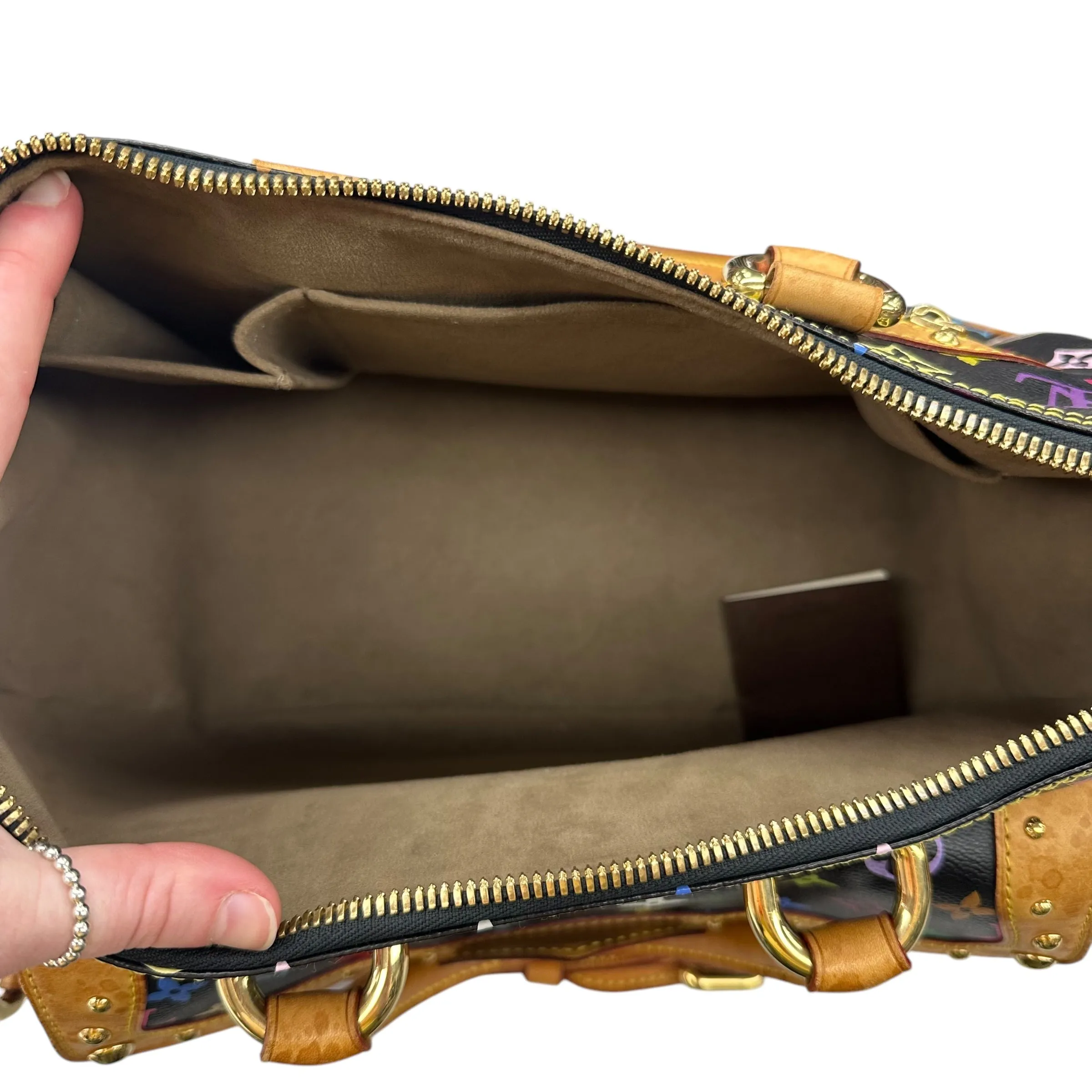 Handbag Luxury Designer By Louis Vuitton In Multi, Size:Medium