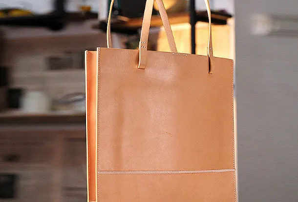 Handmade handbag purse leather shopper tote bag purse shoulder bag for women