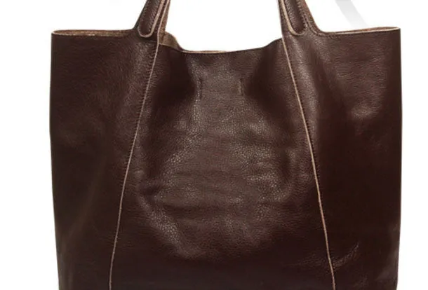 Handmade Leather handbag shoulder bag large tote for women leather shopper bag
