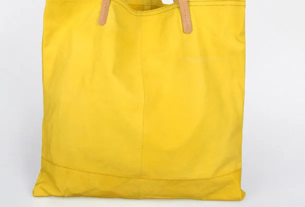 Handmade modern cute leather minimalist handbag tote shopper Bag for girl women