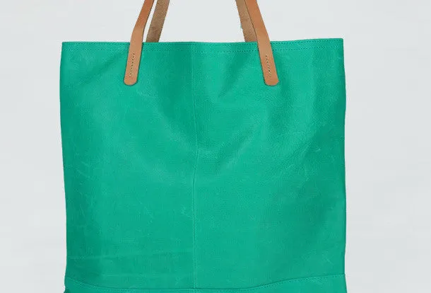 Handmade modern cute leather minimalist handbag tote shopper Bag for girl women