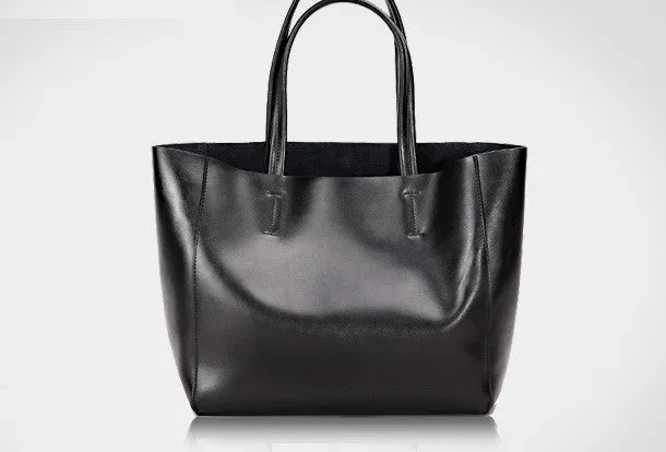 Handmade modern fashion leather small tote bag shoulder bag handbag for women