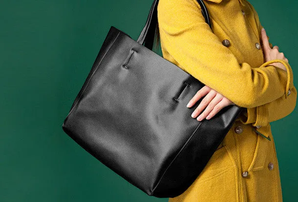 Handmade modern fashion leather small tote bag shoulder bag handbag for women