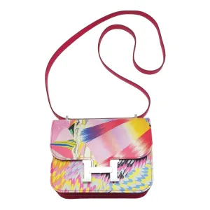 Herm??s Constance 18 Marble Silk Palladium Hardware