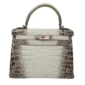 Herm??s Kelly 28 Himalaya Matte Palladium Hardware